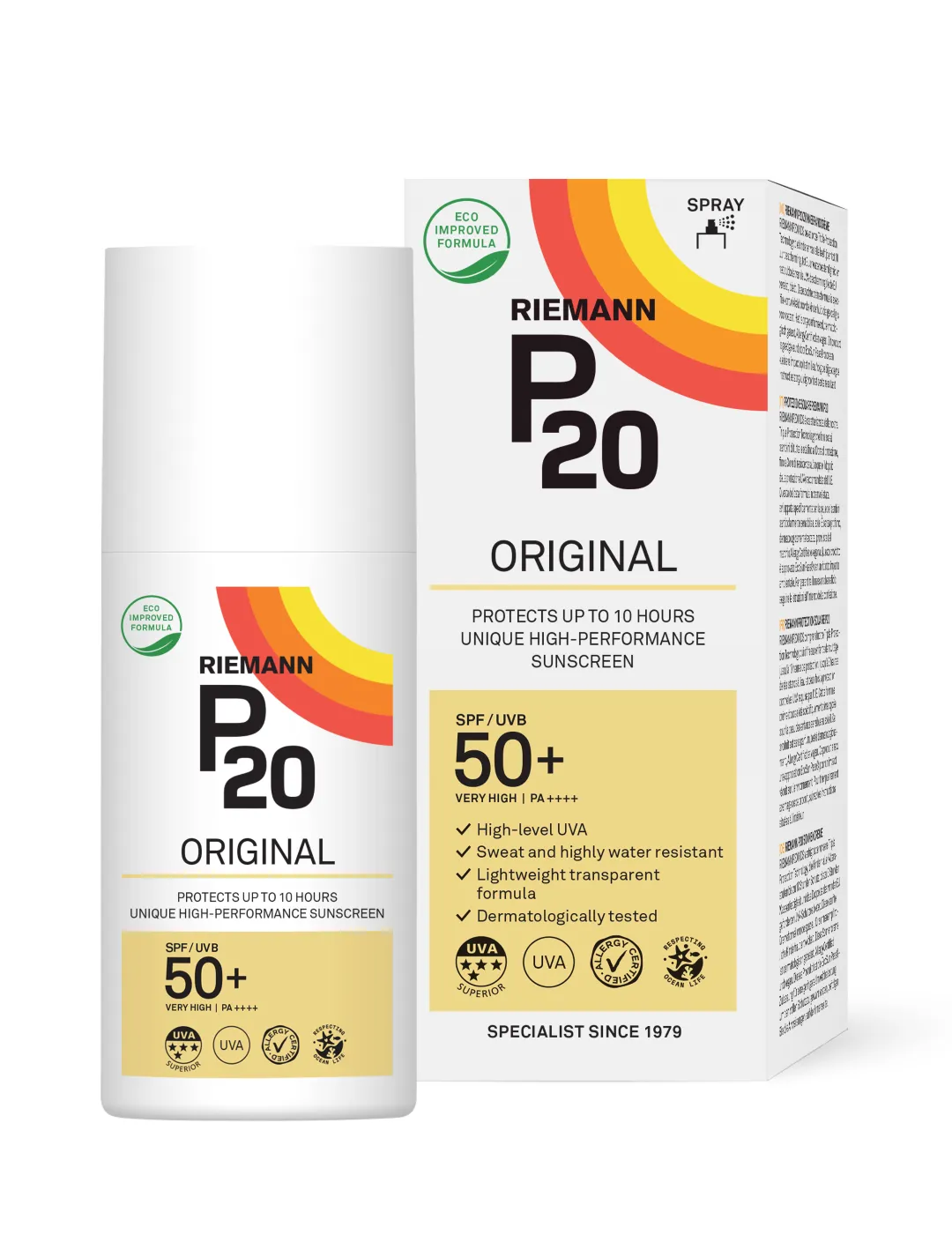Riemann P20 Original SPF50 Spray (175 ml)