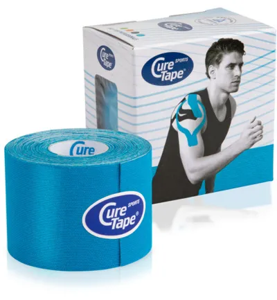Curetape Sports Blauw 5 Cm X 5M (1 stuk)