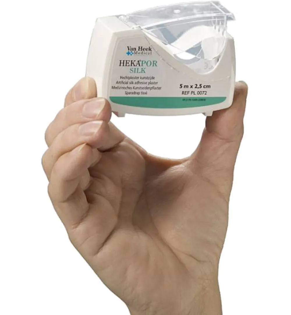 Hekapor Silk Dispenser 5M X 2.5 Cm (1 stuk)