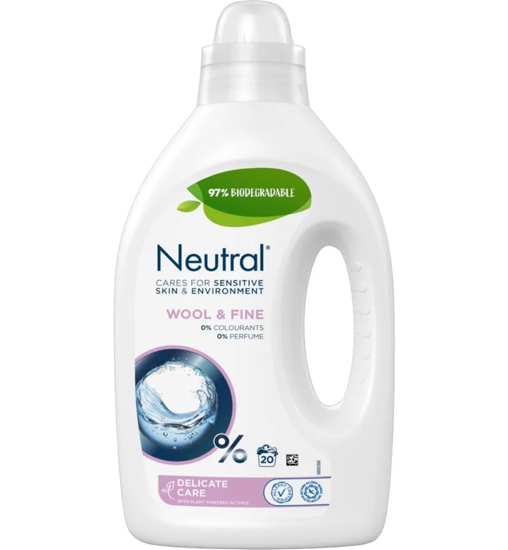 Neutral Wasmiddel Vloeibaar Wol En Fijn (1000 ml)