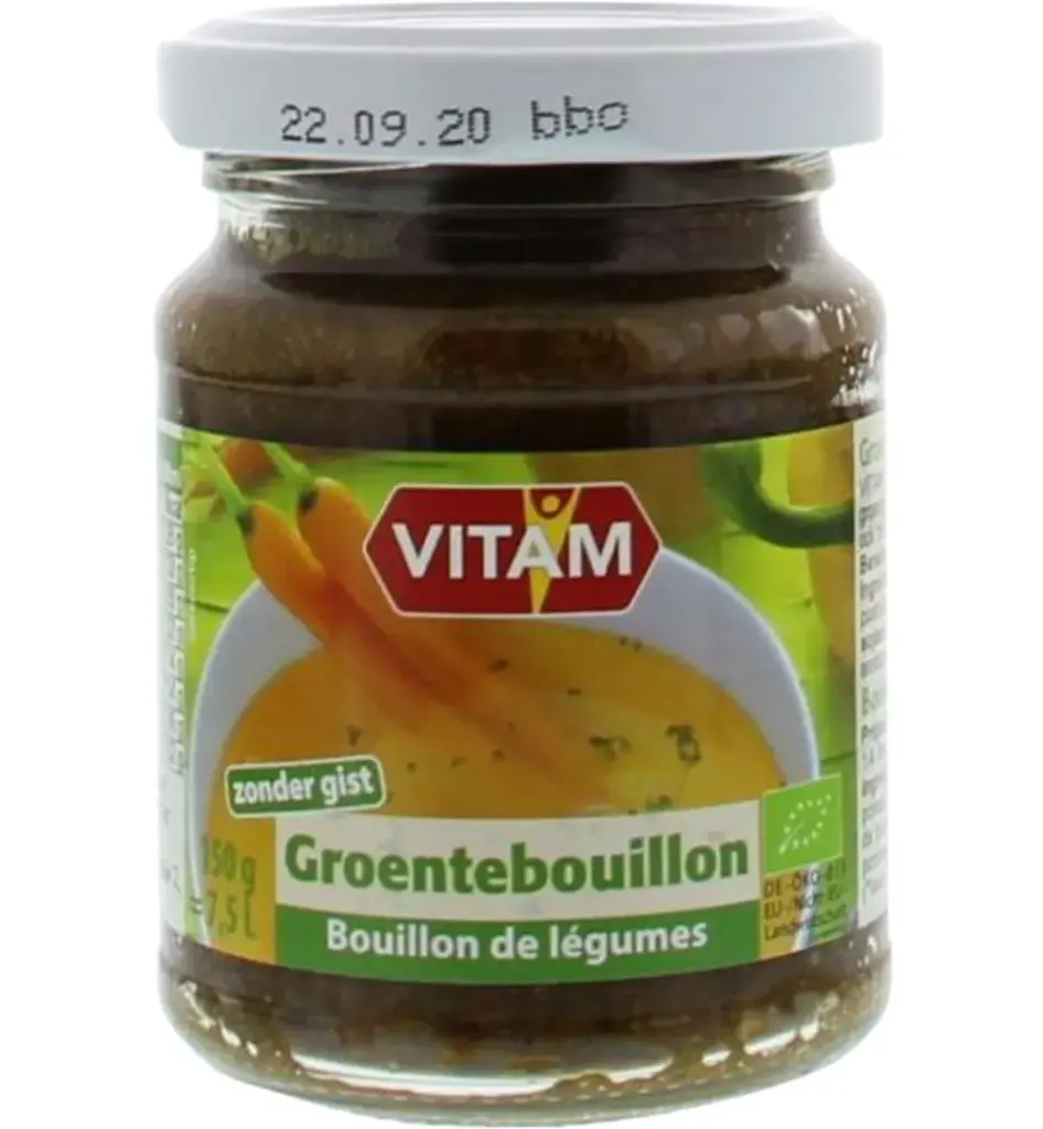 Vitamgroentebouillon Zonder Gist Bio (150 gr)