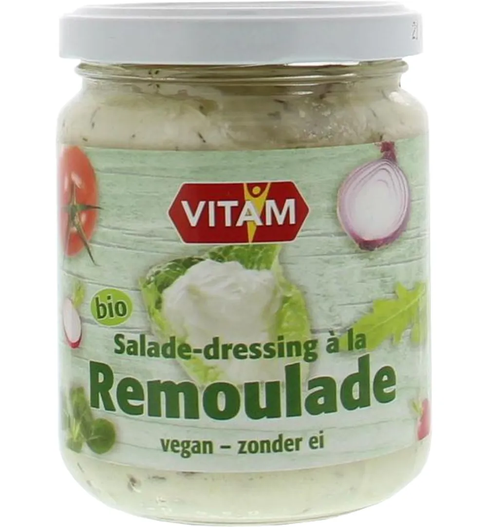 Vitam Saladedressing A La Remoulade Zonder Ei Bio (225 ml)
