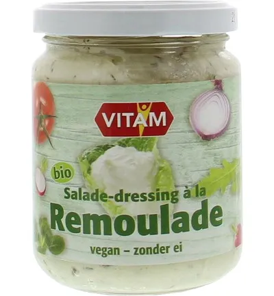 Vitam Saladedressing A La Remoulade Zonder Ei Bio (225 ml)