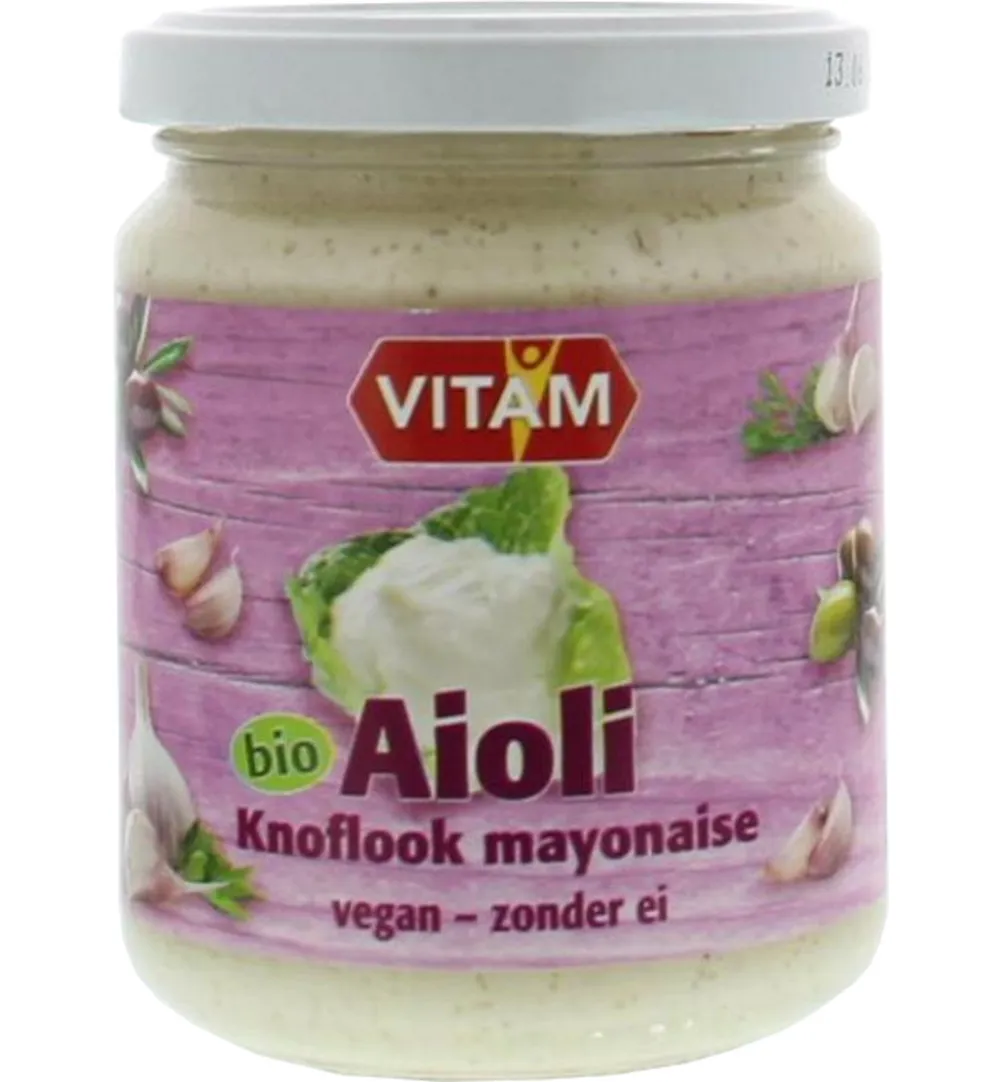 Vitam Aioli Knoflook Mayonaise Bio (225 ml)