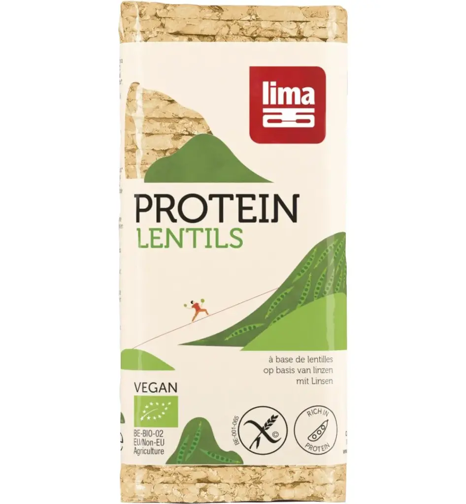 Lima Wafels Linzen Proteine Bio (100 gr)