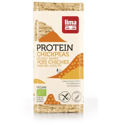 Lima Wafels Kikkererwt Proteine Bio (100 gr)
