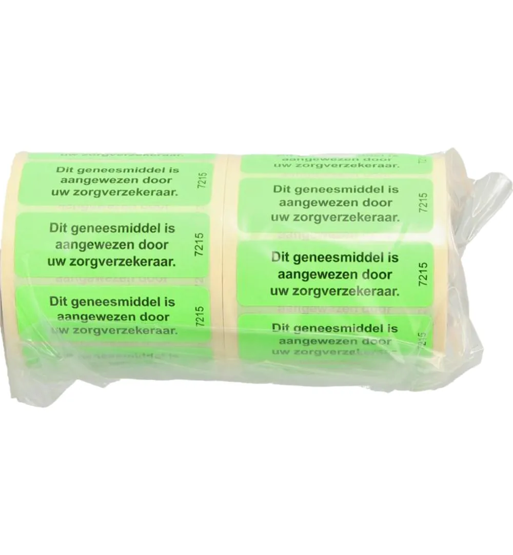 Spruyt Hillen Sticker Geneesmiddel Aangewezen Zorgverzkereraar (1000 stuks)