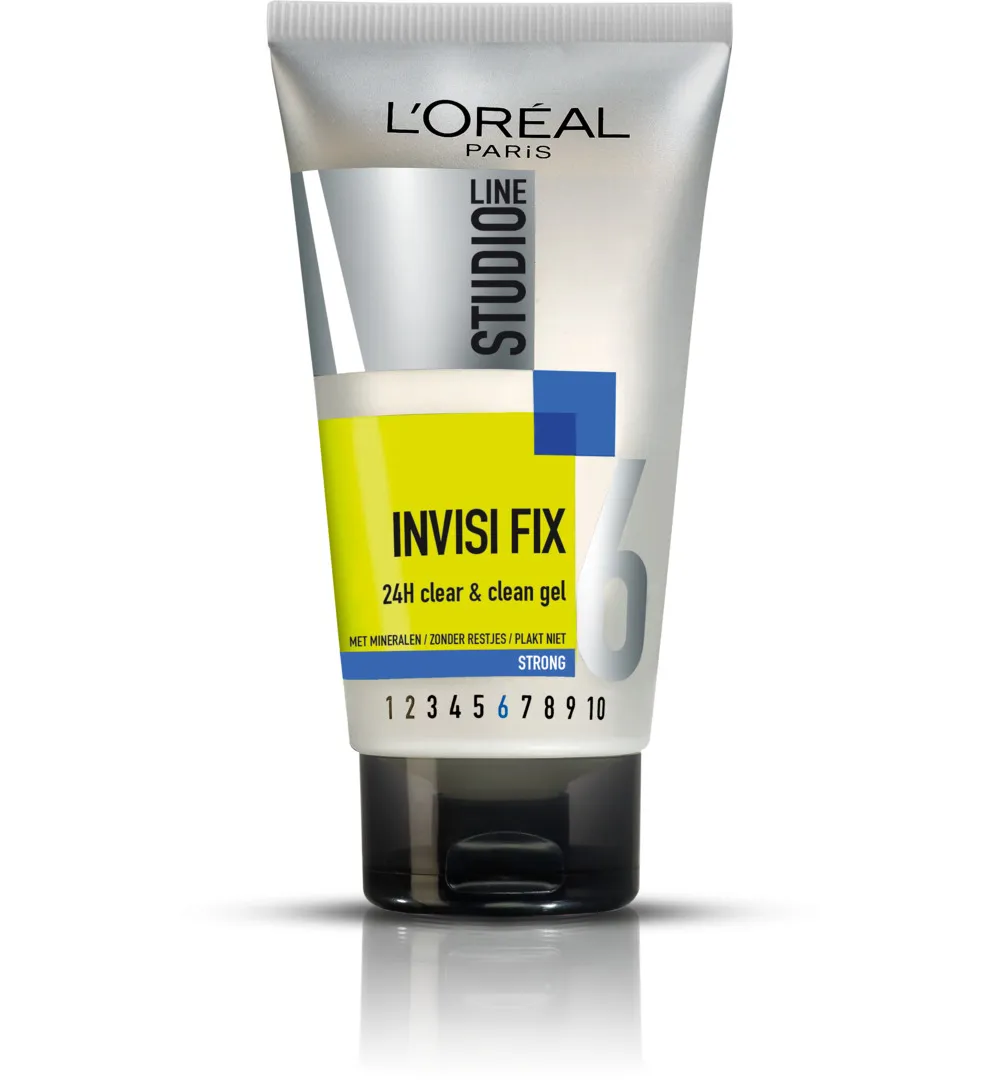 L'Oréal Invisifix - 24H Clear & Clean Gel - Strong Nr.6 (150 ml)