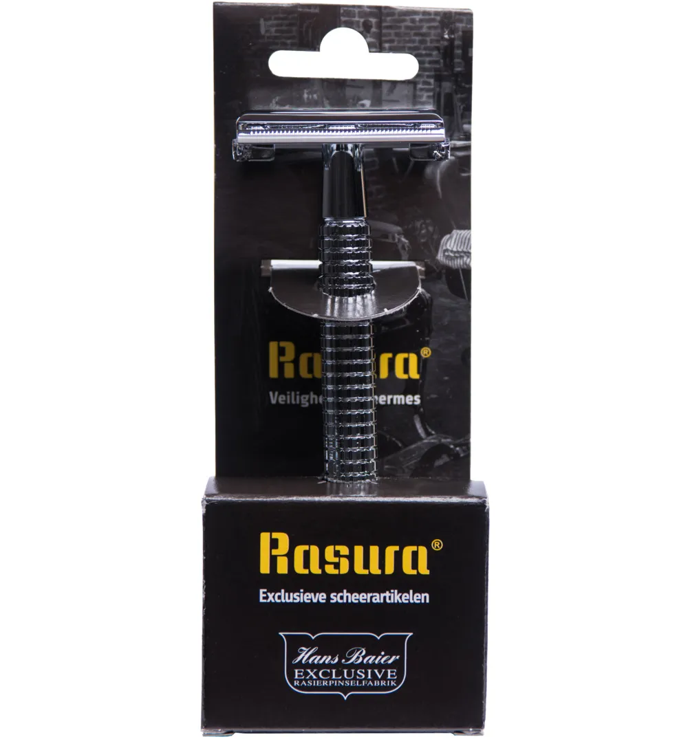 Herbapharm Veiligheidsscheermes Chroom Blister Met 10 Mesjes (1 stuk)