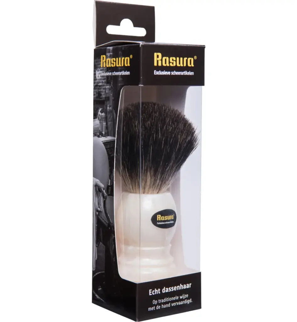Rasura Scheerkwastgraudas wit (1 stuk)