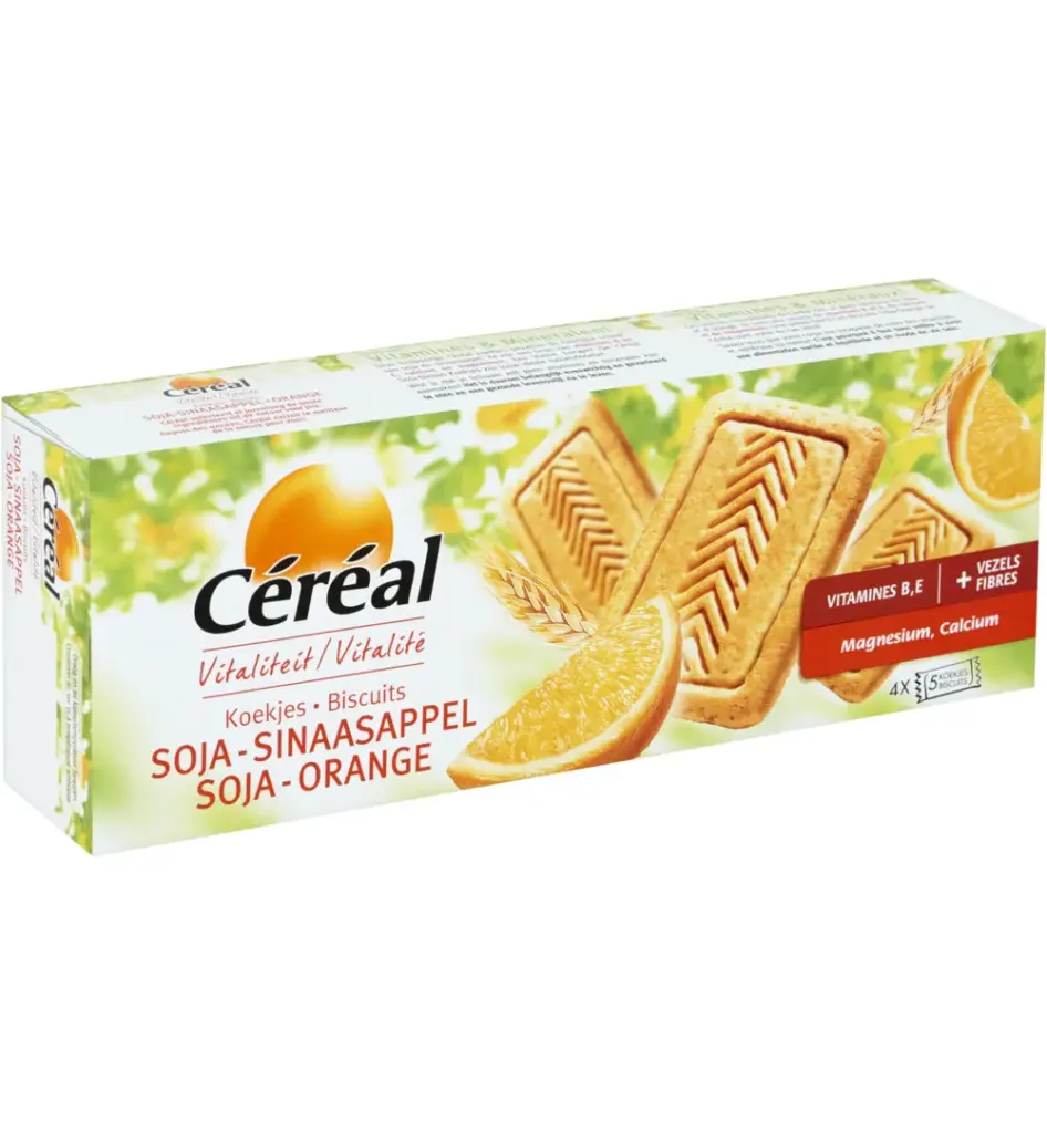 Céréal Koekjes soja/sinaasappel (280 gr)