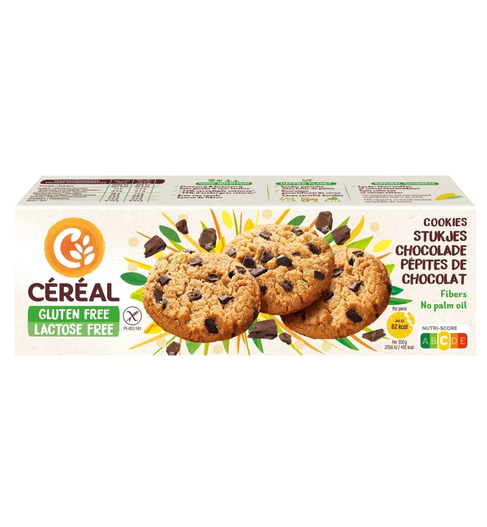 Céréal Cookies choco glutenvrij (150 gr)