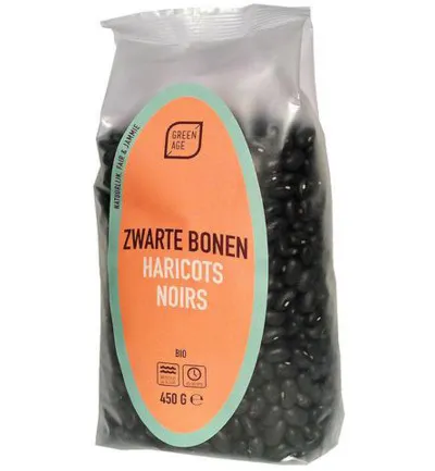 Greenage Zwarte Bonen Bio (450 gr)