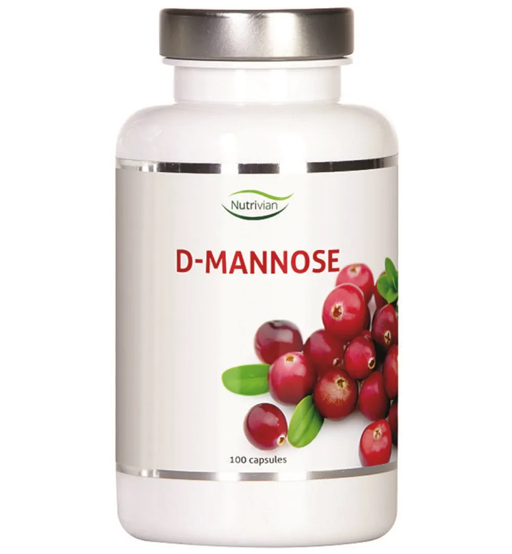 Nutrivian D-Mannose 500 mg (100 capsules)