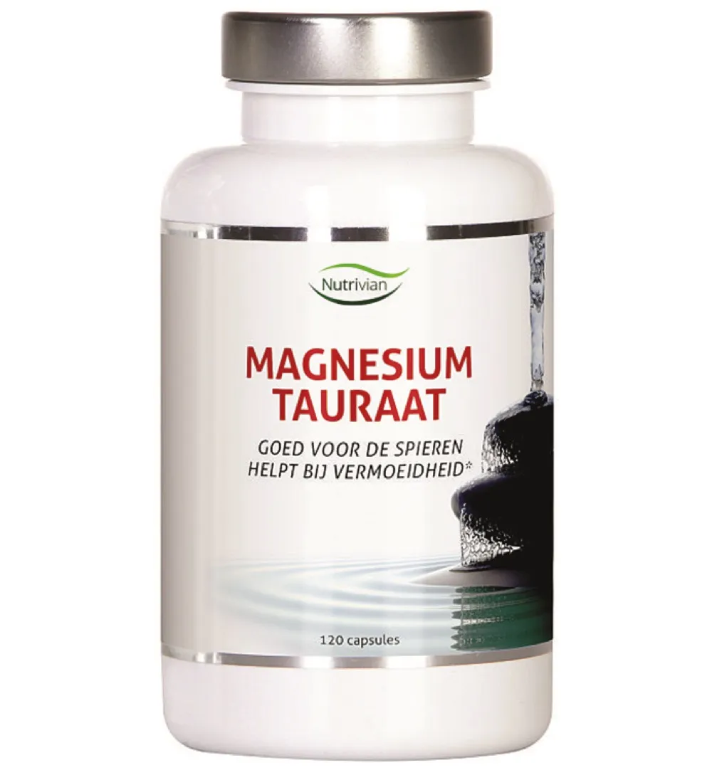 Nutrivian Magnesium Tauraat B6 (120 capsules)