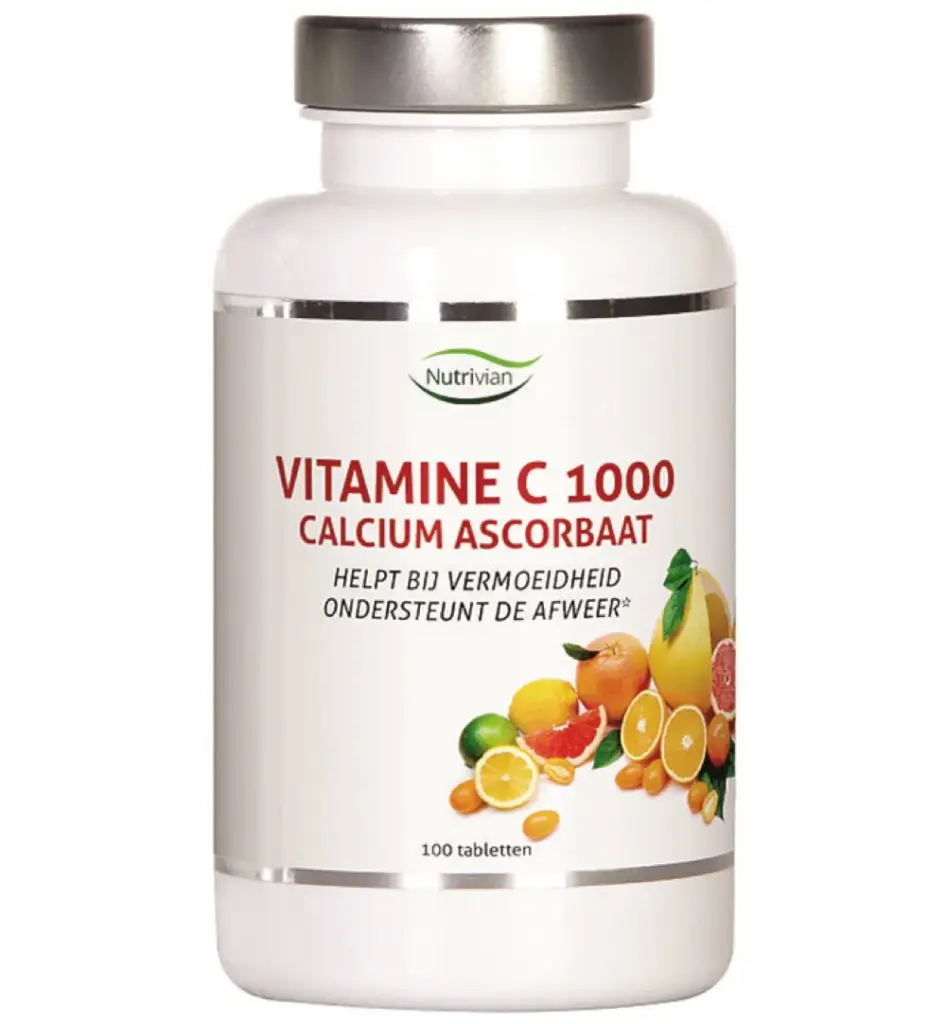 Nutrivian Vitamine C1000 mg calcium ascorbaat (100 tabletten)