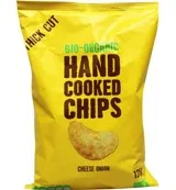 Trafo Chips handcooked kaas & ui bio (125 gr)