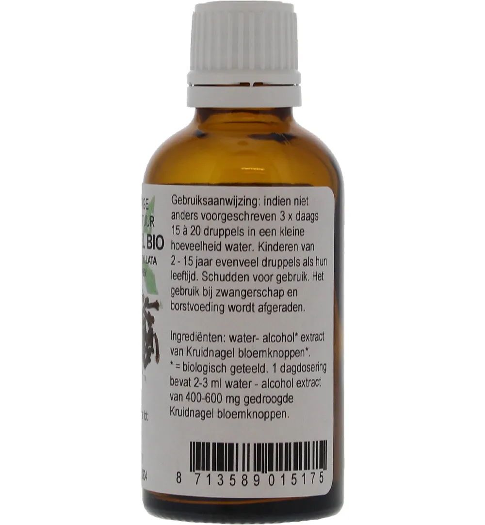 De Cruydhof Kruidnagel tinctuur bio (50 ml) - image 3