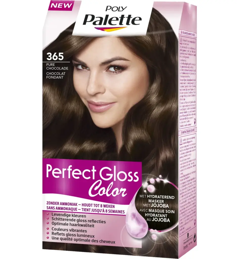 Poly Palette Perfect Gloss Haarverf - 365 Pure Chocolade (1 set)