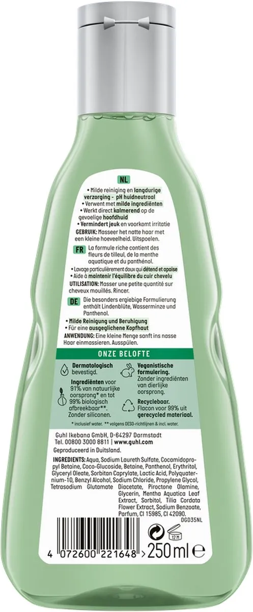 Guhl Gevoelige Hoofdhuid Shampoo (250 ml)