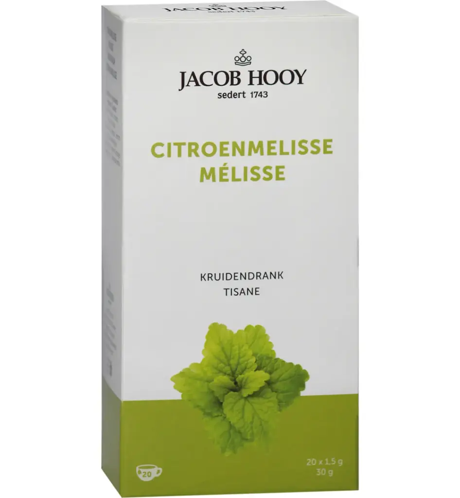 Jacob Hooy Citroenmelisse Theezakjes Gold (20 stuks)