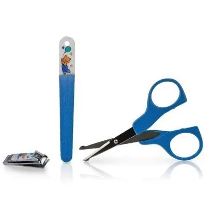 Nuby Nagelverzorgings Set Blauw (1 Set)