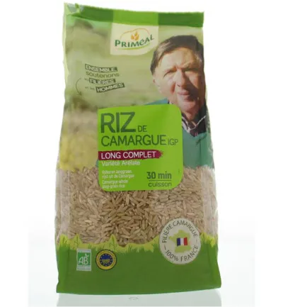 Priméal Volkoren Langgraan Rijst Camargue Bio (1000 gr)