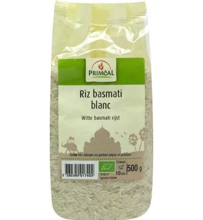 Priméal Witte Basmati Rijst Bio (500 gr)