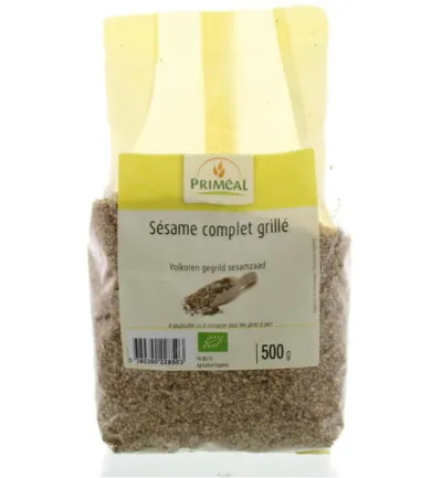 Priméal Volkoren Gegrild Sesamzaad Bio (500 gr)