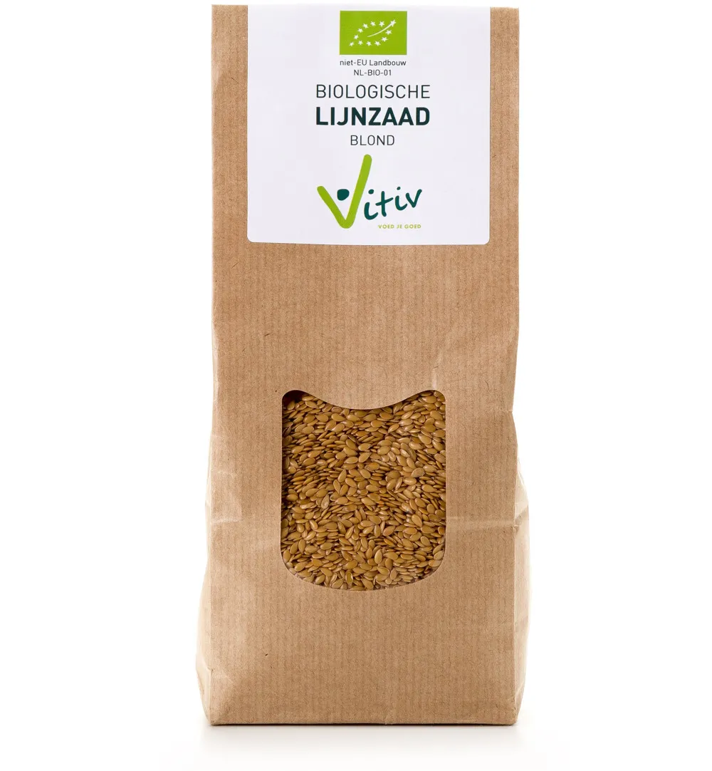 Vitiv Lijnzaad Blond Bio (500 gr)