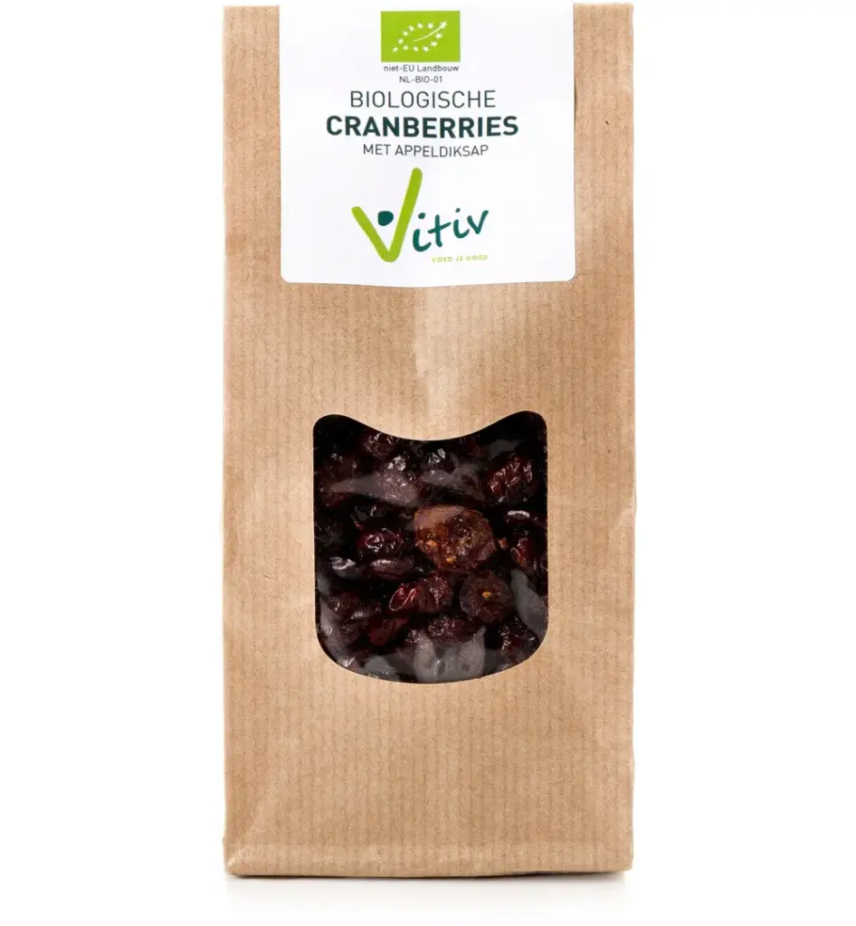 Vitiv Cranberries Appeldiksap Bio (500 gr)