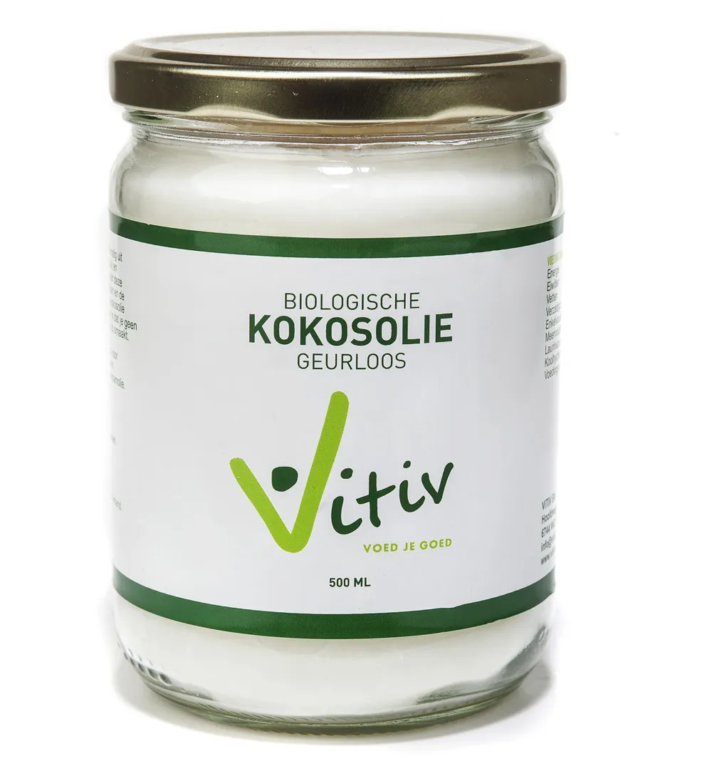 Vitiv Kokosolie Geurloos Bio (500 ml)