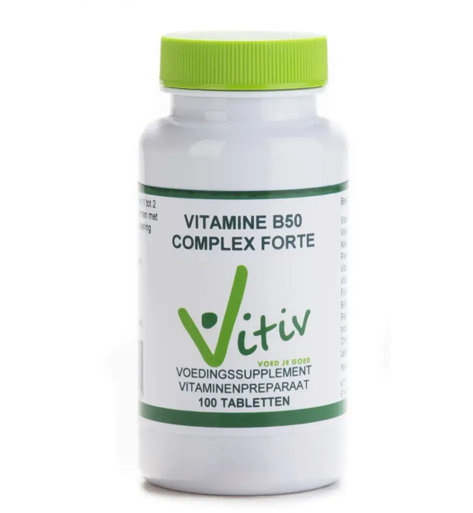 Vitiv Vitamine B50 Complex (100 tabletten)