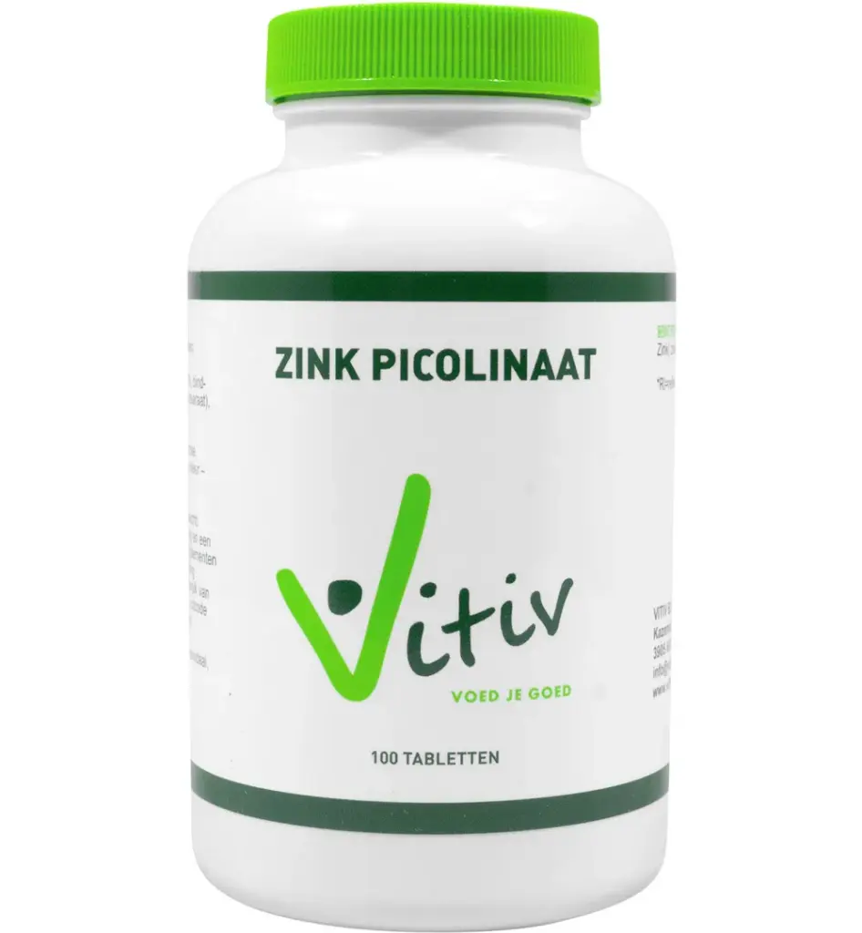Vitiv Zink Picolinaat 50Mg (100 tabletten)