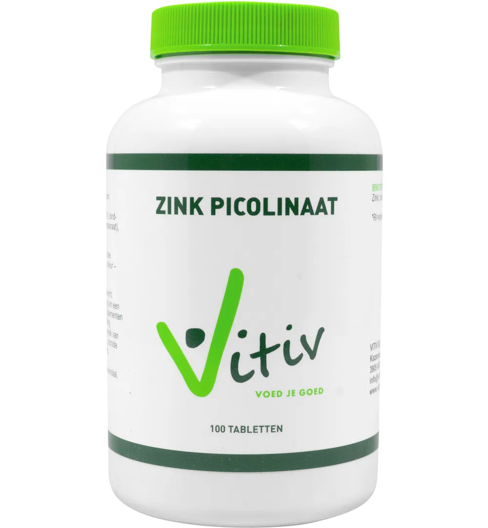 Vitiv Zink Picolinaat 50Mg (100 tabletten)