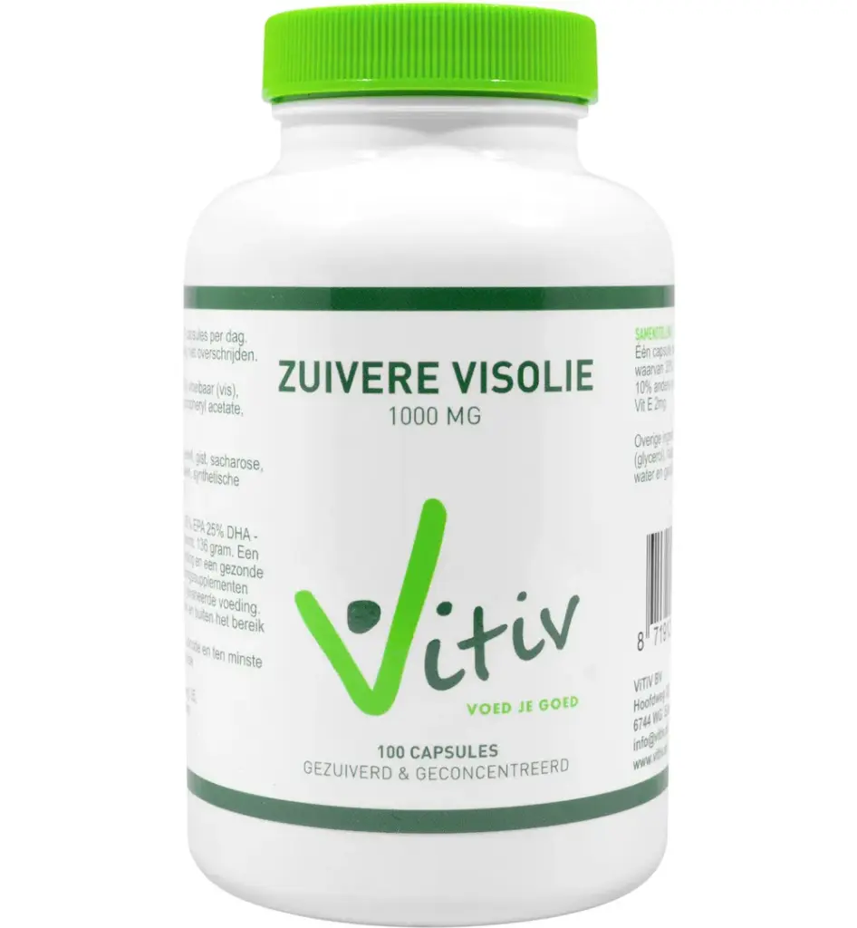 Vitiv Zuivere Visolie 1000Mg (100 capsules)