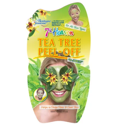 Montagne Jeunesse 7th Heaven gezichtsmasker tea tree peel-off (10 ml)