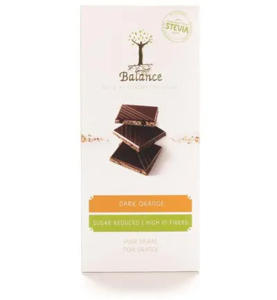 Balance Choco stevia tablet puur sinaas (85 gr)
