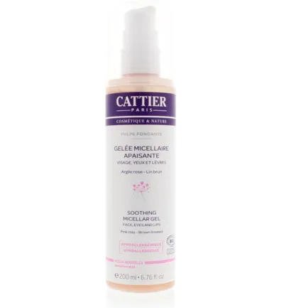 Cattier Verzachtende micellair gel gevoelige huid (200 ml)