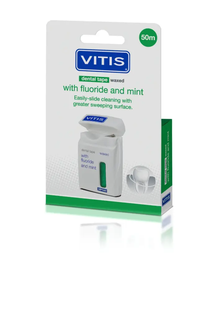 Vitis Tape waxed fluor mintgroen 50 meter (1 stuk)