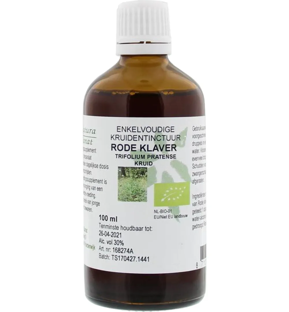 De Cruydhof Trifolium / rode klaver tinctuur bio (100 ml)