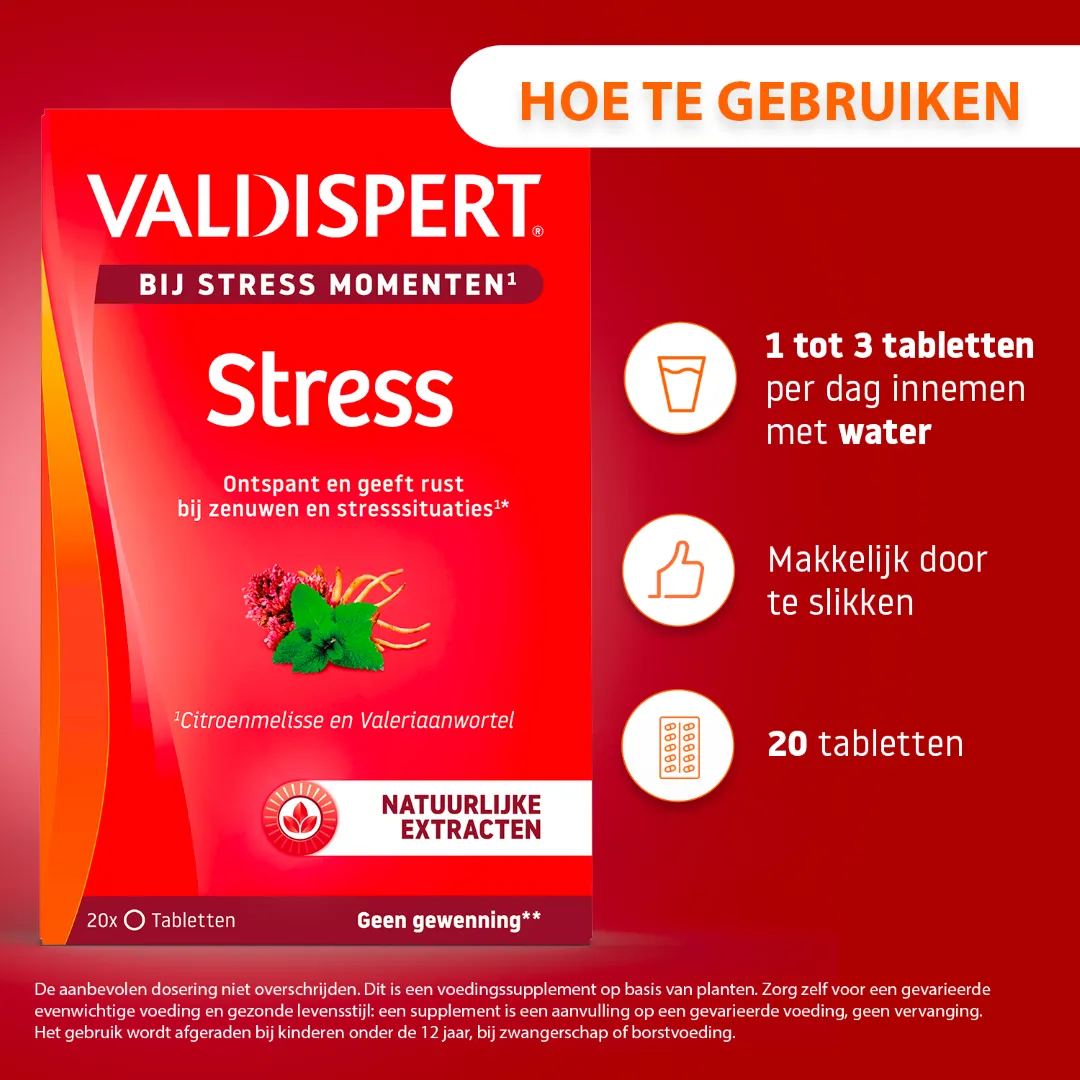 Valdispert Stress moments (20 tabletten) - image 3