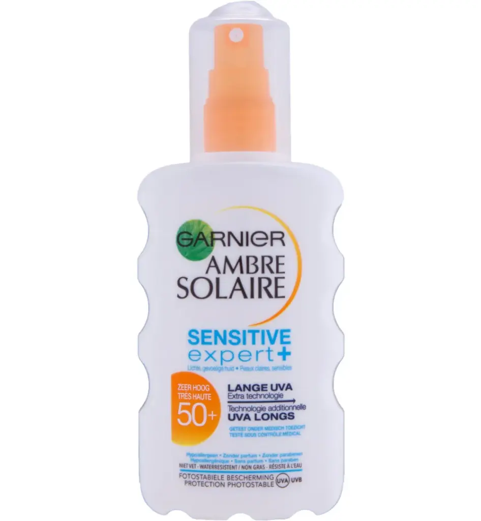 Garnier Ambre Solaire Sensitive Expert+ Zonnespray SPF50+ (200 ml)