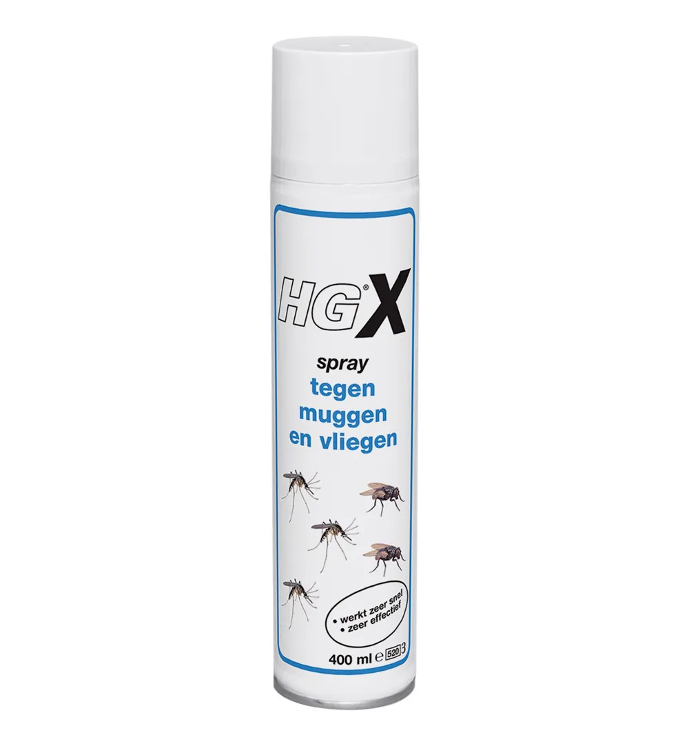 HG X Muggen/Vliegen Spray (400 ml)