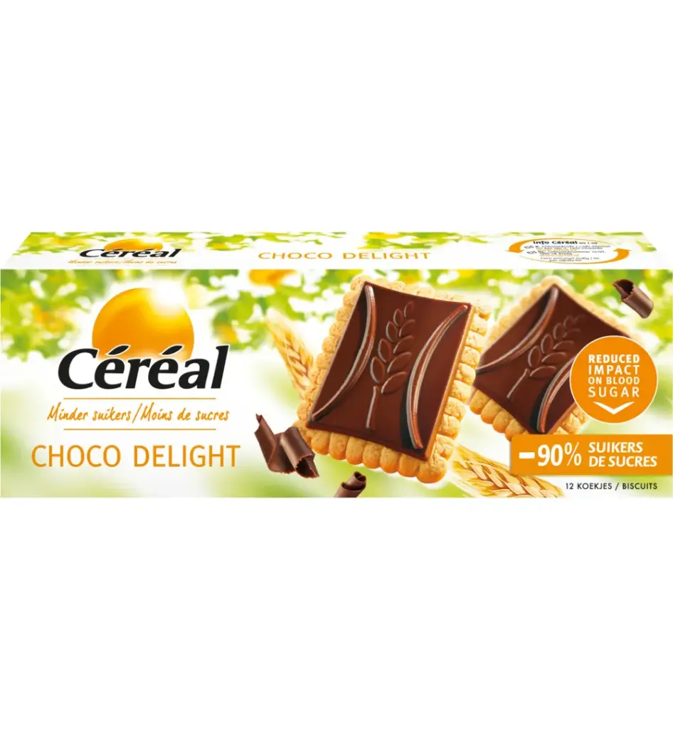 Céréal Koek choco delight minder suikers (126 gr)