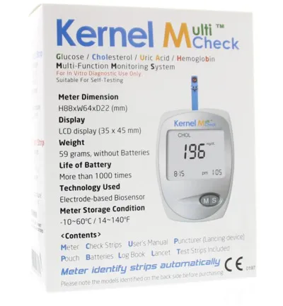 Testjezelf.Nu Multicheck Glucose Cholesterol Meter (1 stuk)