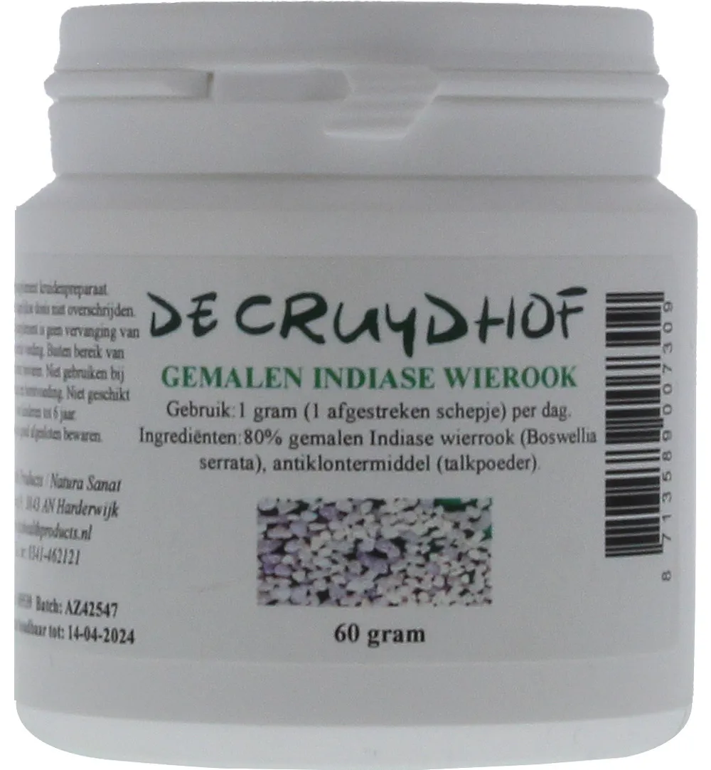 De Cruydhof Indische Wierook Poeder (60 gr)