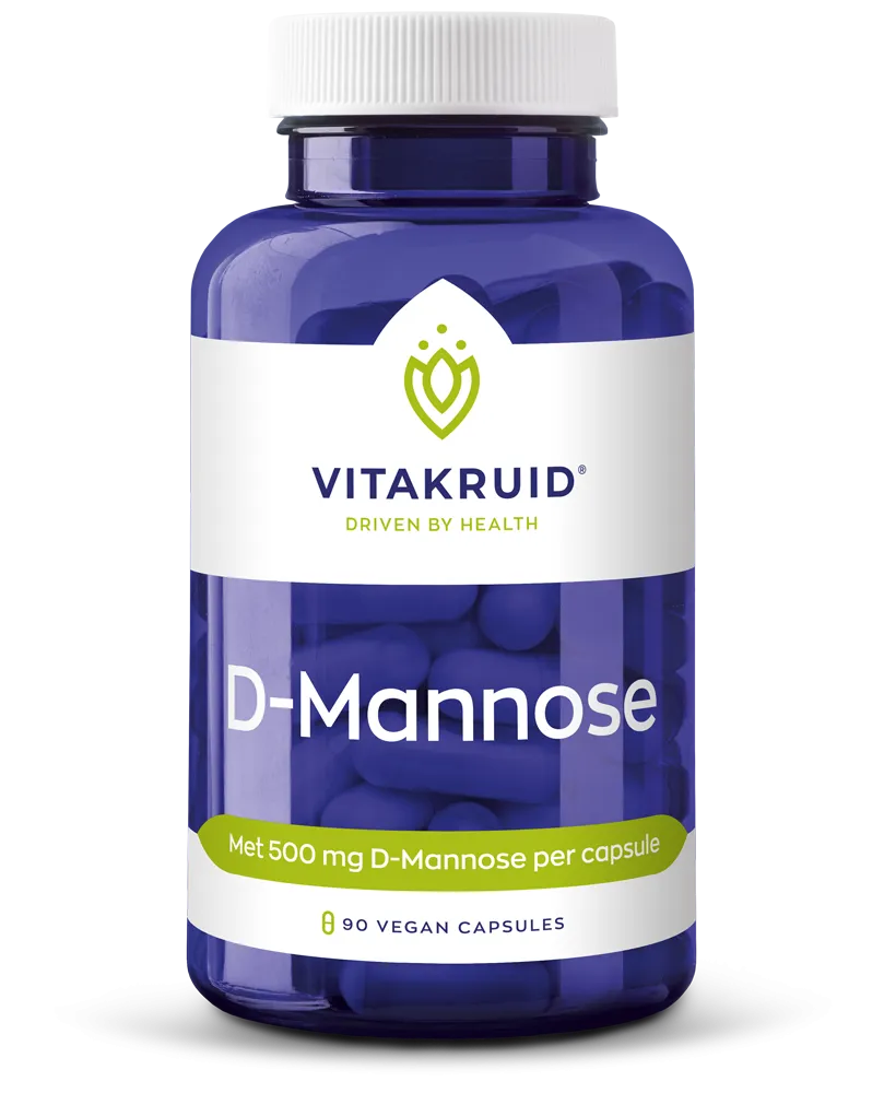 Vitakruid D-Mannose 500 Gewonnen Uit Cranberry (90 vega capsules)