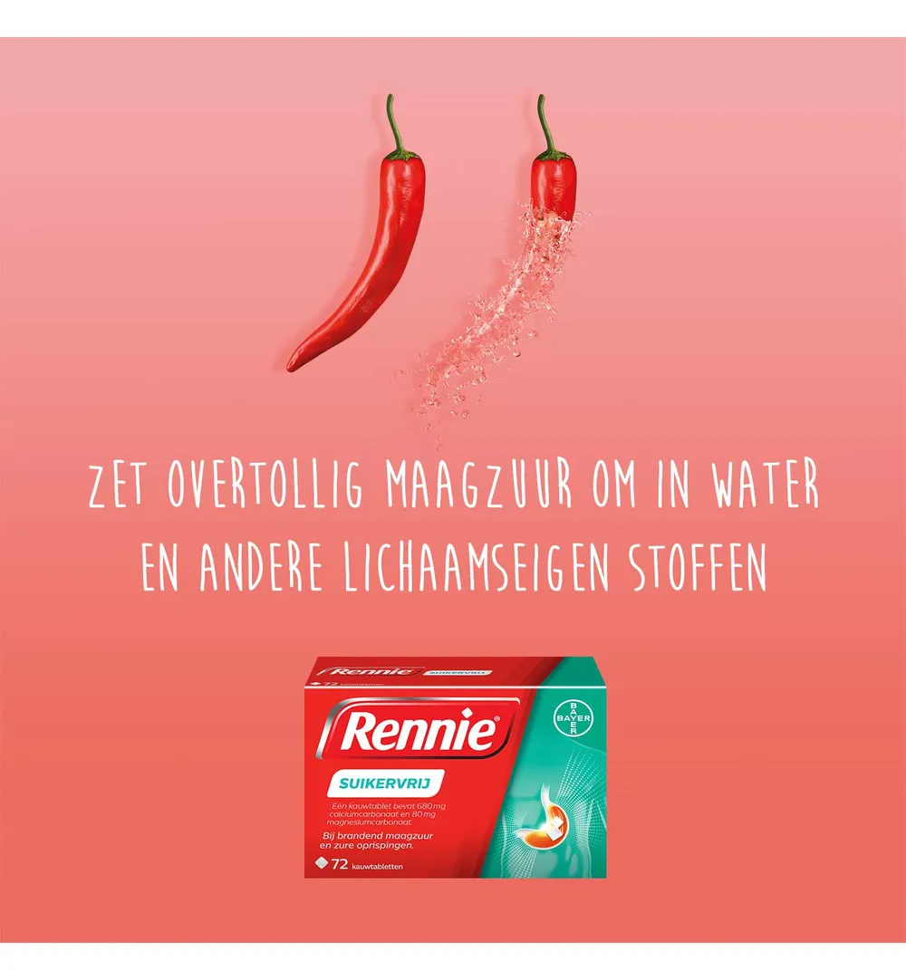 Rennie Suikervrij (72 tabletten) - image 7