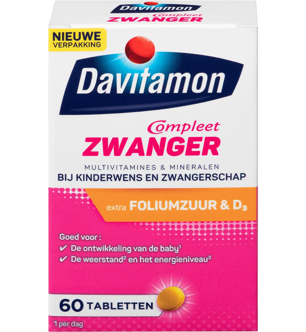 Davitamon Compleet zwanger (60 tabletten)